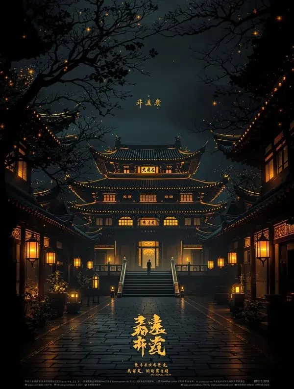 长安十二夜 电影封面 - 唐代古装悬疑巨制